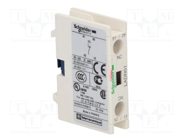 SCHNEIDER ELECTRIC LADN01 Contactores auxiliares TeSys D