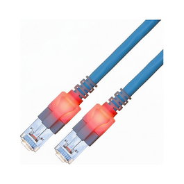 Easylan EasyLan DualBoot LED Patchkabel RJ45 S/FTP Cat.6A Azul 2 m