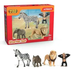 Schleich 42721 - Mis Primeros Animales Africanos, Figuras de Animales, Vida Salvaje, a partir de 5 años