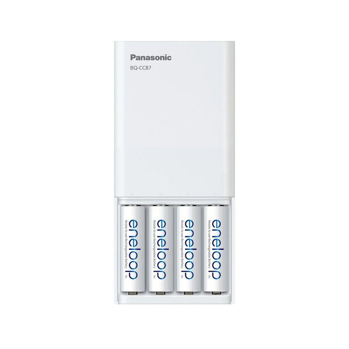 Panasonic Smartplus USB con 4 baterías Eneloop AA 2000 mAh