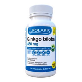 POLARIS Ginkgo Biloba 450Mg. 150Comp. Para Circulación Periférica y Memoria