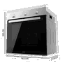 Cecotec Bolero Hexa M236000 Line Time A Horno Integrable 70L