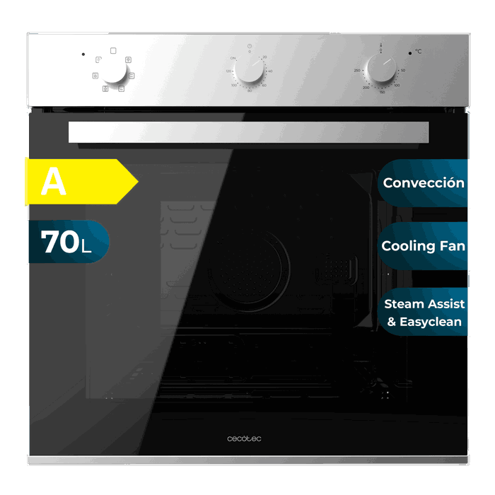 Cecotec Bolero Hexa M236000 Line Time A Horno Integrable 70L Cecotec Bolero Hexa M236000 Line Time A Horno Integrable 70L