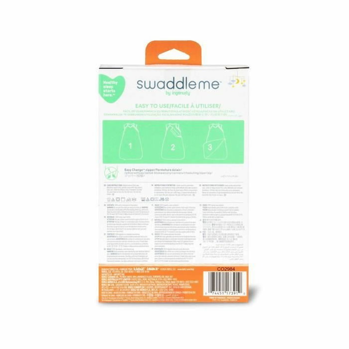 Ingenuity Saco de dormir envolvente de lunares TOG 0.5 ajustable para 3 a 18 meses