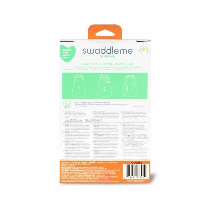 Ingenuity Saco de Dormir Envolvente Verano Lunares TOG 0.5 Ajustable 3-18 Meses Certificado Oeko-Tex ING0074451173910