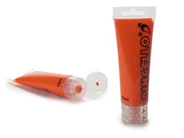Pincello Tubo Pintura Acrilica 75ml Naranja 5.5x3.5x14.5 cm (Set de 36)