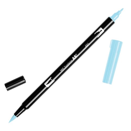 Tombow ABT-491 Rotulador Doble Punta Pincel Dual Glacier Blue