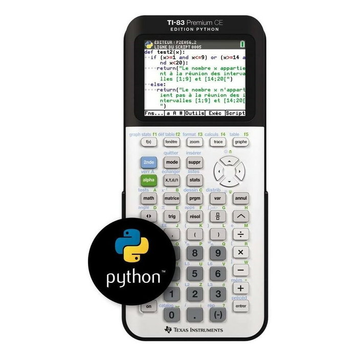 Texas Instruments TI-83 Premium CE Python Calculator