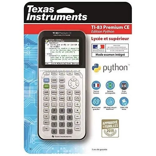 Texas Instruments Calculadora TI-83 Premium CE Python Edición Limitada