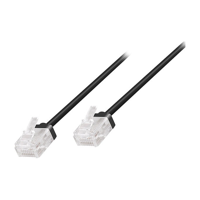 LogiLink Patch Cable Cat.6A U/UTP Slim High-Flex, 10 m, negro LogiLink Patch Cable Cat.6A U/UTP Slim High-Flex, 10 m, negro