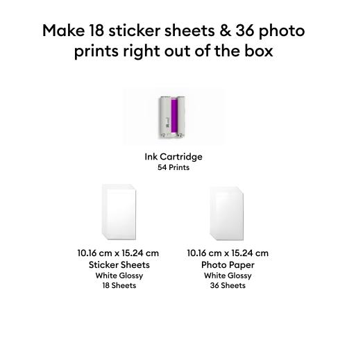 Cricut StickerPix Print Photo Kit 4x6