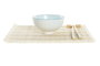 DKD Home Decor Sushi Set 16 piezas Bambú y Gres Azul 14,5x14,5x31 cm
