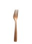 Summa Tenedor de Postre Satin Cobre - Cubertería Acero Inoxidable 18/10 - 190 mm (Set de 12)