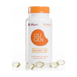Ifigen Oligen DHA 80% TG Enzimático 120 cápsulas de 700mg