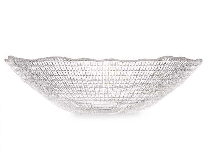 Vivalto Bowl de Cristal Transparente 16 cm de diámetro x 4.5 cm de alto (Set de 24)