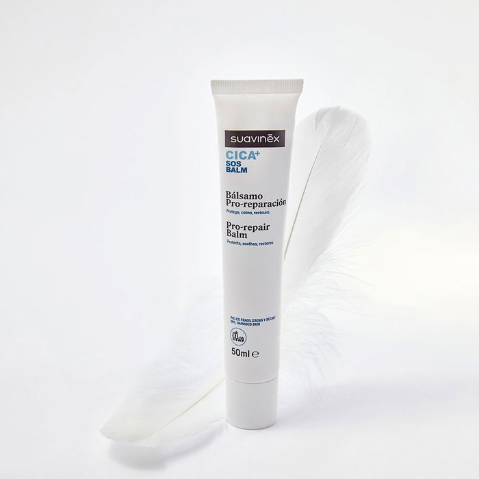 Suavinex CICA+ SOS BALM Bálsamo Pro-Reparación, 50 ml - Para Piel Seca, Sensible y Atópica, con 5% de Pantenol y Ceramidas