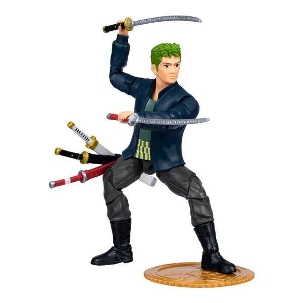 Moose Figura Articulada One Piece Roronoa Zoro 15 cm Edad 4+ Años