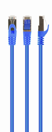 GEMBIRD Cable de red PP6A-LSZHCU-B-1M Azul Cat6a S/FTP (S-STP) de 1 metro