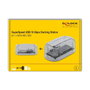 DeLOCK Estación de acoplamiento USB Type-C™ para 1 x SATA HDD/SSD transparente