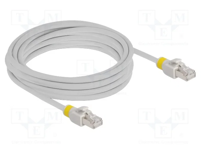 DeLOCK Cable de red RJ45 Cat.6A S/FTP 5 m con clips de colores DeLOCK Cable de red RJ45 Cat.6A S/FTP 5 m con clips de colores
