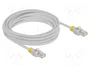 DeLOCK Cable de red RJ45 Cat.6A S/FTP 5 m con clips de colores