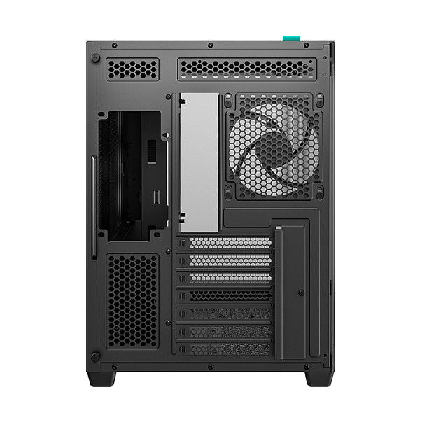 DeepCool CG530U Torre ATX Panoramaglas Negro con 4 Ventiladores ARGB, Compatible con ITX/micro ATX, Ventana Lateral