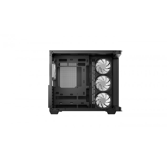 DeepCool CG530U 4F Torre Panorámica con Cristal Curvo y 4 Ventiladores ARGB Negro