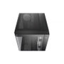 DeepCool CG530U 4F Torre Panorámica con Cristal Curvo y 4 Ventiladores ARGB Negro