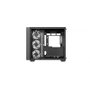DeepCool CG530U 4F Torre Panorámica con Cristal Curvo y 4 Ventiladores ARGB Negro