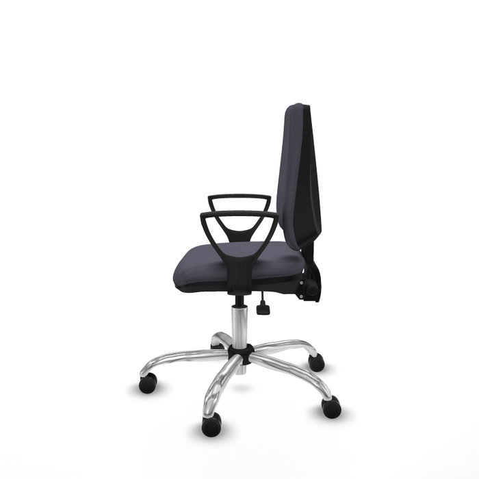 PIQUERAS Y CRESPO Silla de oficina Elche con mecanismo Asincro, Gris oscuro