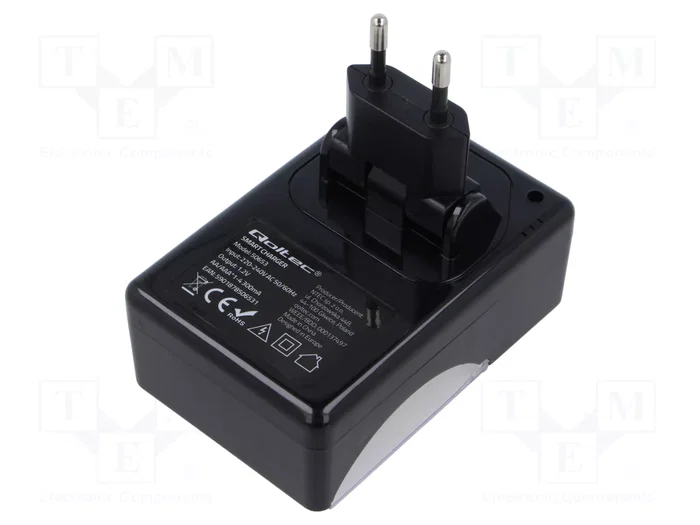 QOLTEC Cargador de microprocesador para Ni-Cd y Ni-MH