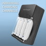 Qoltec 50653 battery charger for ni mh type r03 aaa r6 aa 300ma