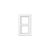 Jung LSD 982 WW Rahmen, 2 fach, para montaje horizontal o vertical
