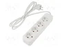 Lanberg Regleta de Extensión 4 Tomas PL 1,5m Blanco