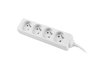 Lanberg Regleta de Extensión 4 Tomas PL 1,5m Blanco