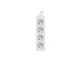 Lanberg Regleta de Extensión 4 Tomas PL 1,5m Blanco