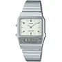 Casio Reloj Digital AQ de Cuarzo Unisex, Color Blanco