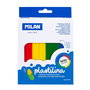 Milán Plastilina de Colores Surtidos 330g (4 uds) Rojo, Amarillo, Verde y Azul Sin Gluten