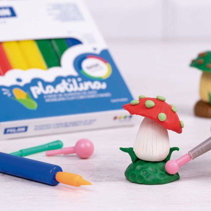 Milán Plastilina de colores surtidos 330 g, 4 uds