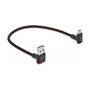 DeLOCK Cable EASY-USB 2.0 Tipo-A a Micro-B Angular 0,2 m Negro