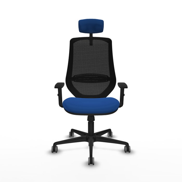 PIQUERAS Y CRESPO Silla de oficina Mardos con mecanismo Sincro, Azul y Negro PIQUERAS Y CRESPO Silla de oficina Mardos con mecanismo Sincro, Azul y Negro