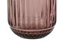 DKD Home Decor Set de 6 Vasos de Cristal Rayado Rosa 275ml