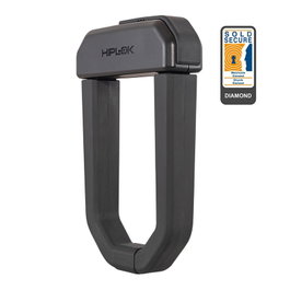 Hiplok D1000 Candado D de Bicicleta con Grafeno - Seguridad Sold Secure Bronce - Medidas 225x155x40mm - Acero - Llave