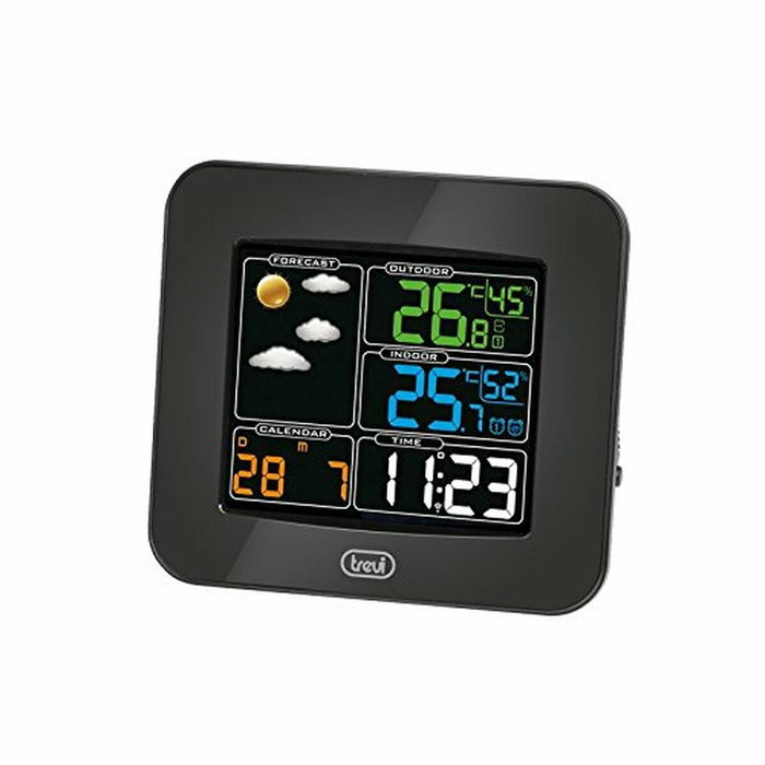 Trevi ME 3165 RC Estación Meteorológica Negra con Pantalla LCD de 12 pulgadas Trevi ME 3165 RC Estación Meteorológica Negra con Pantalla LCD de 12 pulgadas