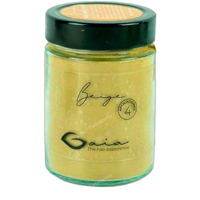 Gaia Henna Natural Beige 175g - Coloración Vegetal Rubio Dorado