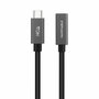 Nanocable Cable Prolongador USB-C 3.2 Gen2x2 20Gbps 1m Negro