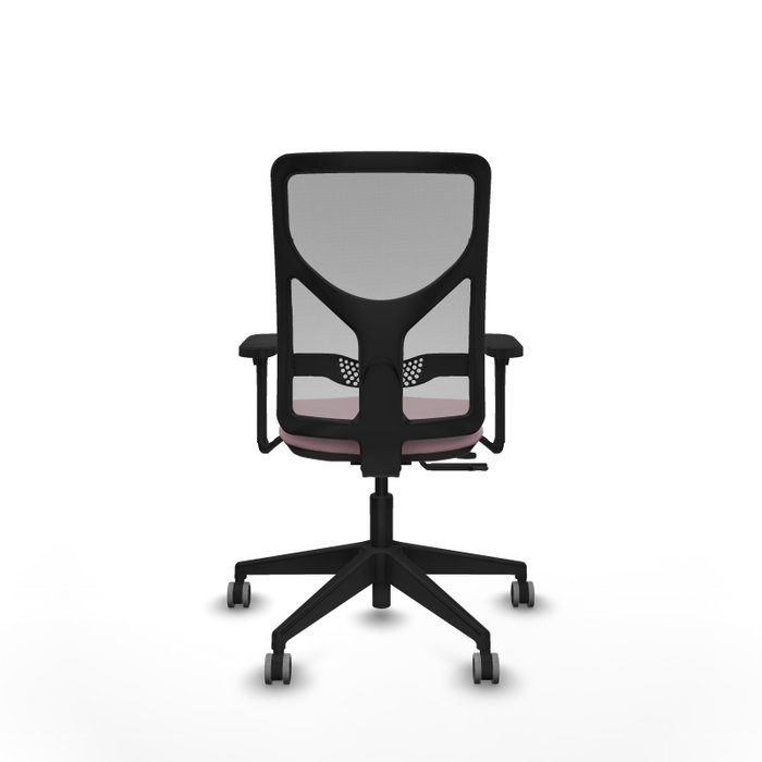 PIQUERAS Y CRESPO Silla de oficina Motilla Rosa con Malla Gris PIQUERAS Y CRESPO Silla de oficina Motilla Rosa con Malla Gris