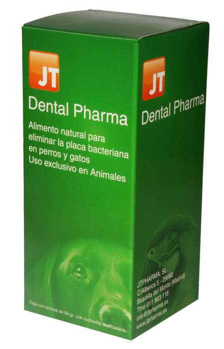 Jtpharma Dental Pharma 50gr, prevención de placa dental y enfermedad periodontal, con Zinc y Taurina
