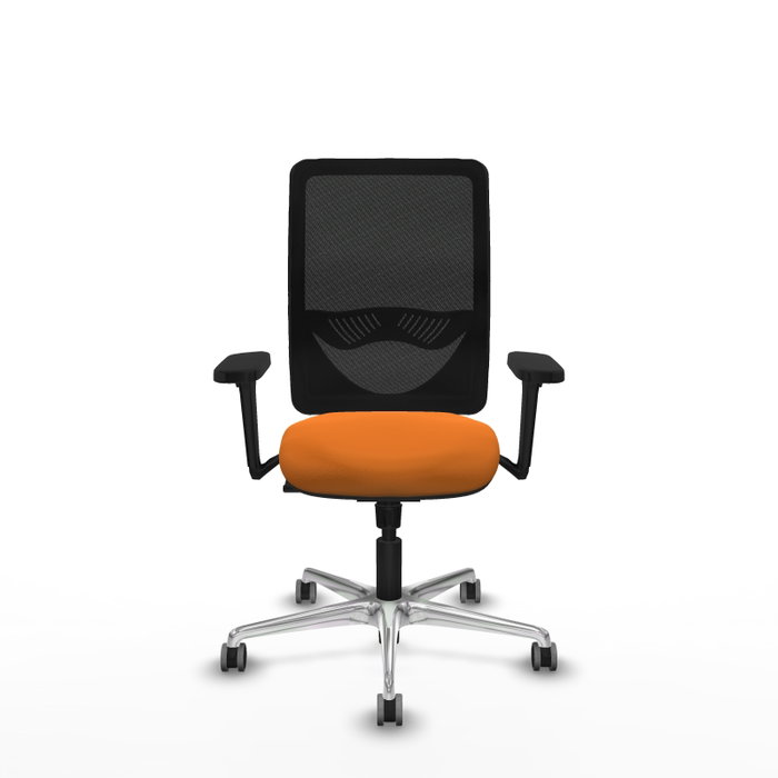 PIQUERAS Y CRESPO Silla de oficina Zulema Naranja y Negro PIQUERAS Y CRESPO Silla de oficina Zulema Naranja y Negro