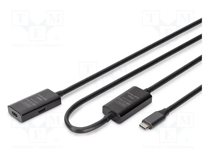 Digitus DA-73109 Cable de extensión activo USB 3.2 Gen1 USB-C a USB-C de 10m